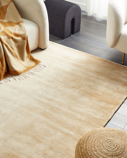Teppich GESI II Sandbeige 160 x 230 cm Viskose