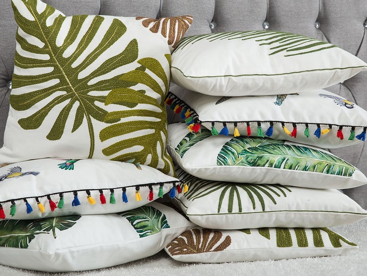Dekokissen 2er Set MALLOW 45 x 45 cm Bunt