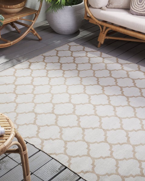 Outdoorteppich AKSU Beige 160 x 230 cm Zweiseitig