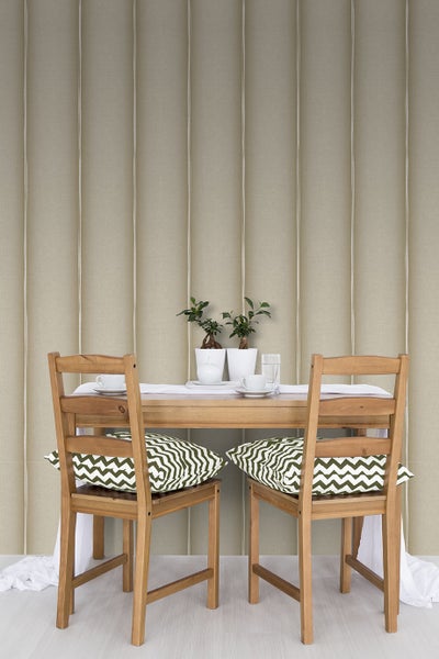 Sanders und Sanders Tapete Streifen Hellbraun - 53 cm x 10 m - 640026