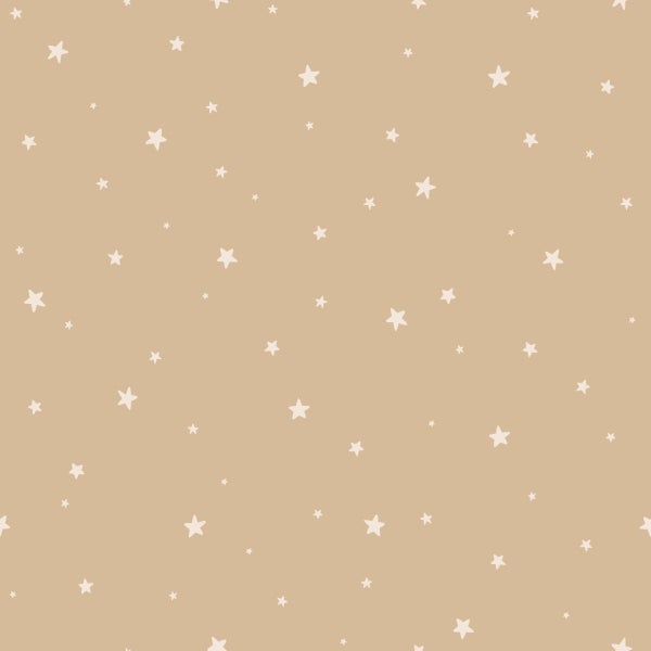 ESTAhome Tapete kleine Sterne Beige - 53 cm x 10.05 m - 139687