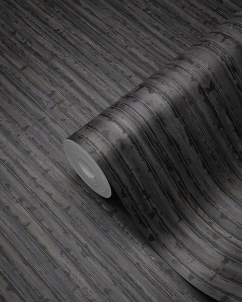 Origin Wallcoverings Tapete Bambusmuster Braun-Schwarz - 53 cm x 10.05 m - 347406