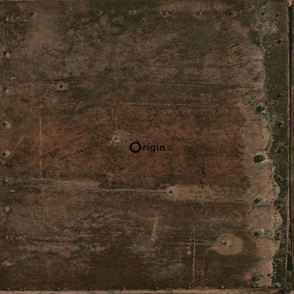 Origin Wallcoverings Tapete große verwitterte rostige Metallplatten Rostbraun - 53 cm x 10.05 m - 337231
