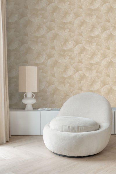 Origin Wallcoverings Tapete 3D-Muster Beigebraun - 0.53 x 10.05 m - 348042