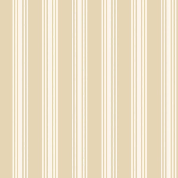 Borastapeter Tapete Streifen Beige - 53 cm x 10.05 m - 662667