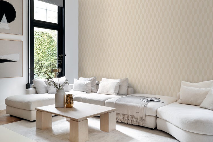 Origin Wallcoverings Tapete 3D Muster Crème-Beige - 50 x 900 cm - 348037