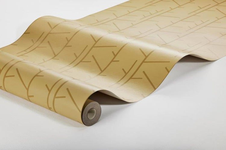 Borastapeter Tapete grafisches Motiv Gelb - 53 cm x 10.05 m - 660756