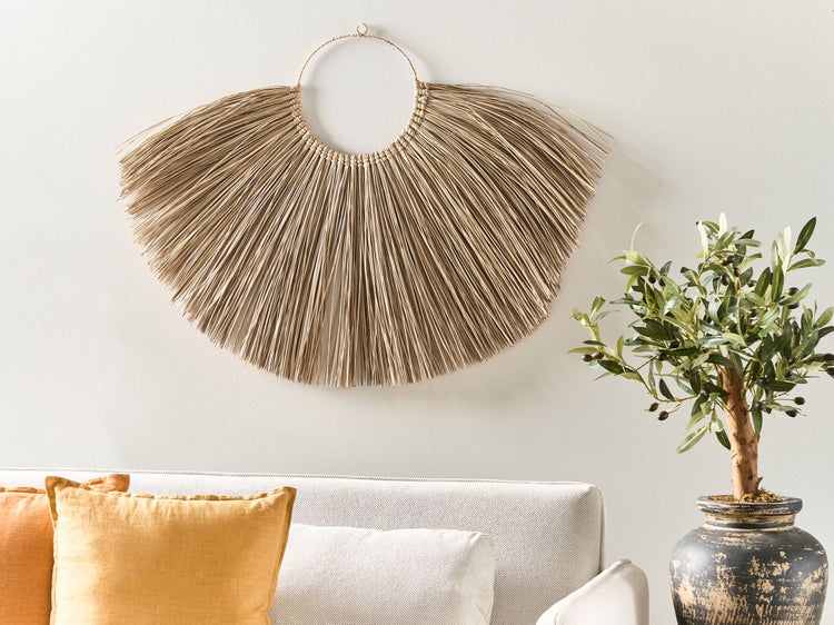 Wandobjekt HATINH Seegras 70 cm Naturfarben