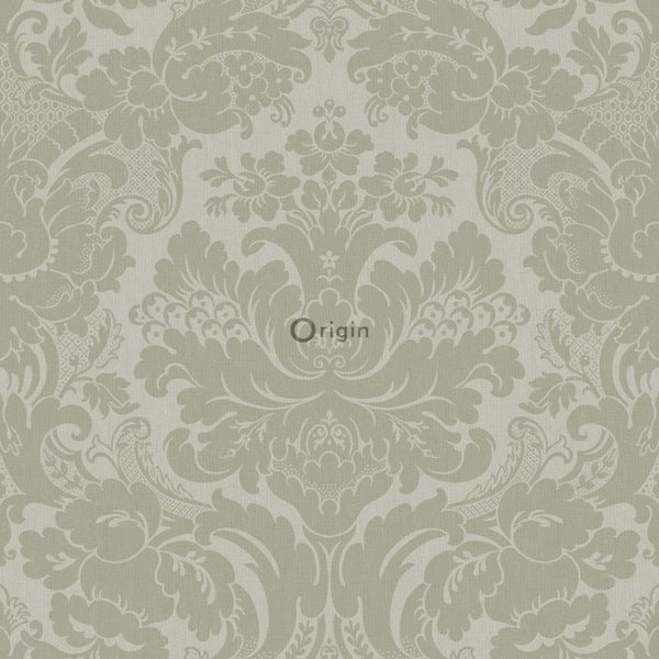 Origin Wallcoverings Tapete Ornamente Hellbraun - 53 cm x 10.05 m - 347034