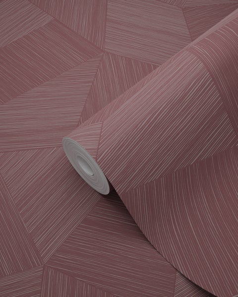 Tapetenrolle mit geometrischem Streifenmuster