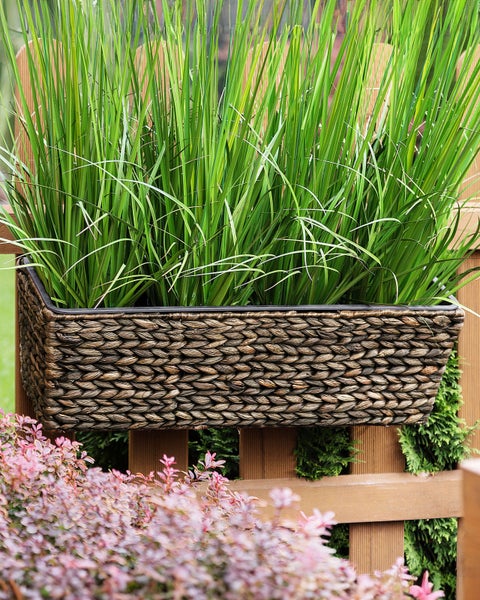 Blumenkübel KAWALA Wasserhyazinthe 60 cm Braun