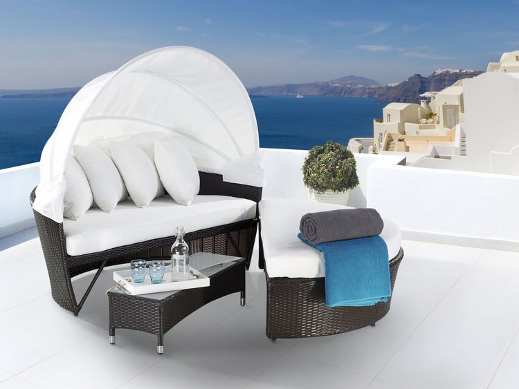 Sonneninsel SYLT LUX Polyrattan Dunkelbraun