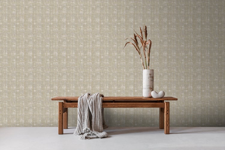 Sanders und Sanders Tapete Leinen-Optik Beige - 53 cm x 10 m - 640260