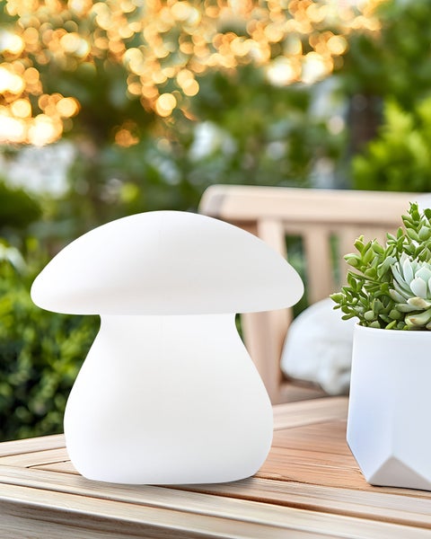 LED-Tischlampe für den Außenbereich TUIRA Weiß