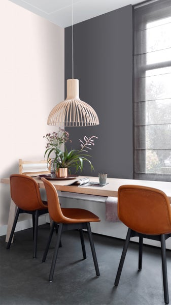 ESTAhome Tapete Leinen-Optik Puderrosa - 53 cm x 10.05 m - 139023