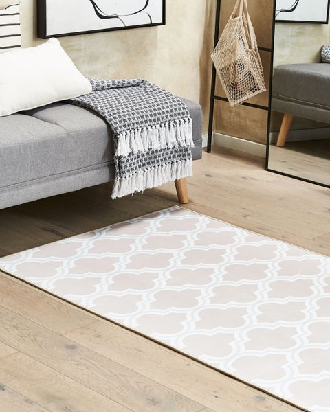 Teppich KADAYAL Beige 70 x 200 cm