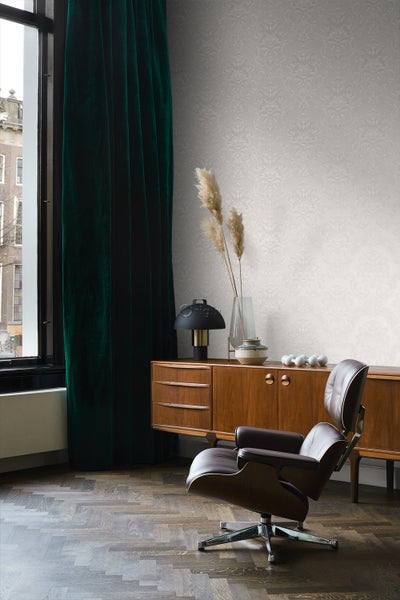 Origin Wallcoverings Tapete Ornamente Grau - 53 cm x 10.05 m - 346524