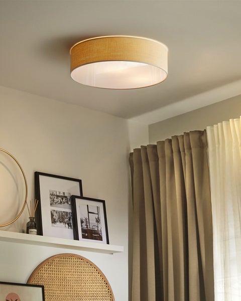 Deckenlampe MAGNO Naturfarben