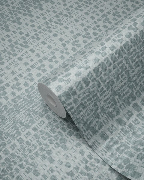 Origin Wallcoverings Tapete Tierhautmuster Eisblau - 53 cm x 10.05 m - 347313