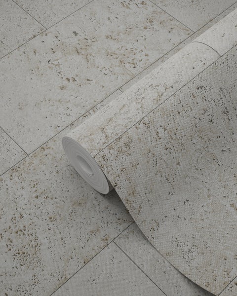 Origin Wallcoverings Tapete Stein-Optik Beige - 53 cm x 10.05 m - 347579