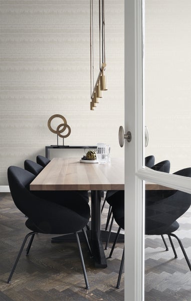 Origin Wallcoverings Tapete Tierhautmuster Crême-Weiß - 53 cm x 10.05 m - 346649