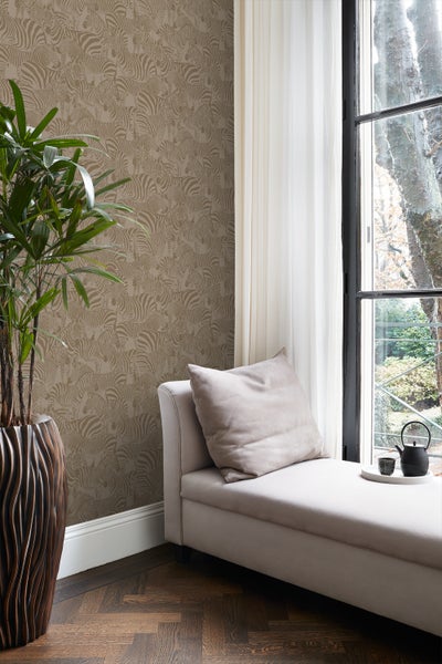 Origin Wallcoverings Tapete Zebras Beigebraun - 50 x 900 cm - 347911
