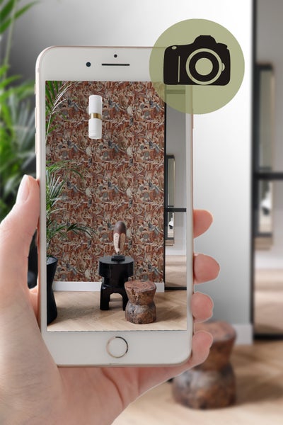 Origin Wallcoverings Tapete figurative Motive Rostbraun - 53 cm x 10.05 m - 347420