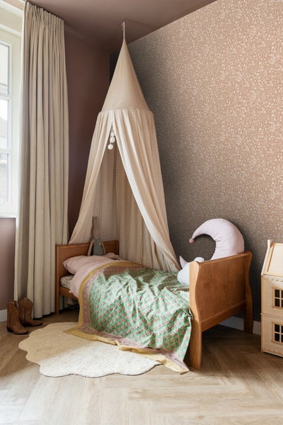 ESTAhome Tapete Blumen Terrakottarosa - 53 cm x 10.05 m - 139881