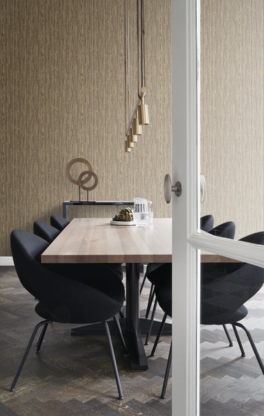 Origin Wallcoverings Tapete Streifen Kupferbraun - 53 cm x 10.05 m - 346643