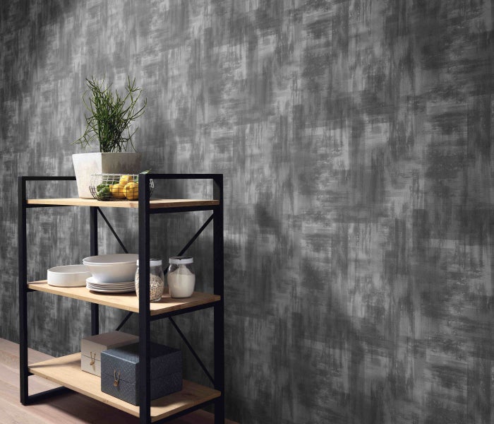 Textiltapete mit abstraktem Muster