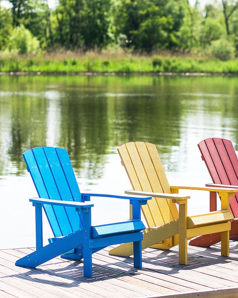 Gartenstuhl ADIRONDACK Blau