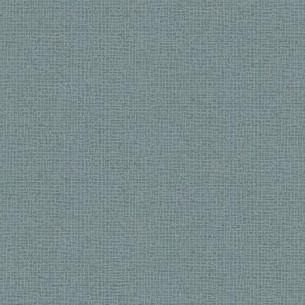 Borastapeter Tapete Leinen-Optik Graublau - 53 cm x 10.05 m - 660030