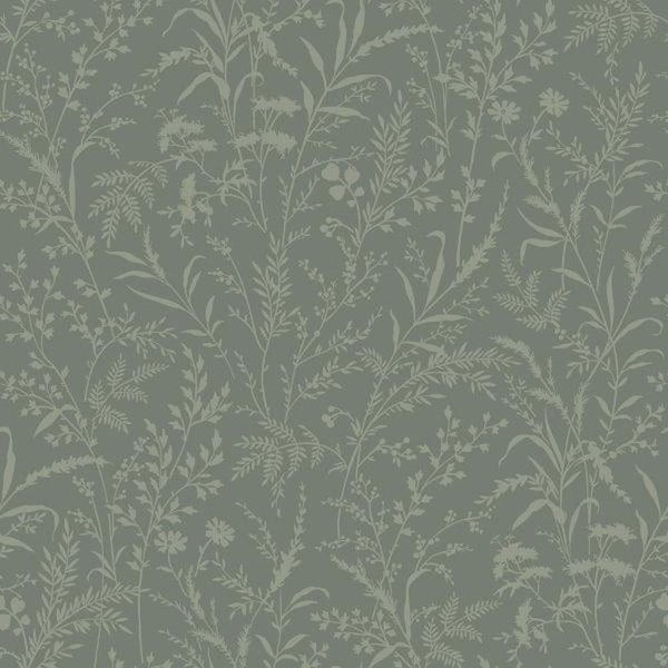 Borastapeter Tapete Feldblumen Grün - 53 cm x 11.2 m - 660130