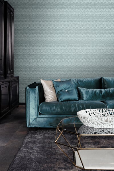 Origin Wallcoverings Tapete Tierhautmuster Eisblau - 53 cm x 10.05 m - 347313
