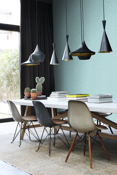Origin Wallcoverings Tapete Uni Eisblau - 53 cm x 10.05 m - 345944