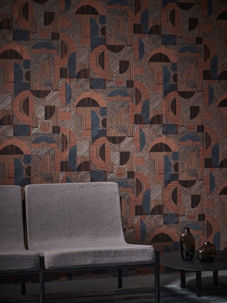 Tapete mit Rosenmuster