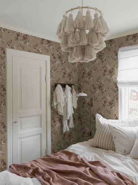 Borastapeter Tapete Blumen Braun - 53 cm x 10.05 m - 660618