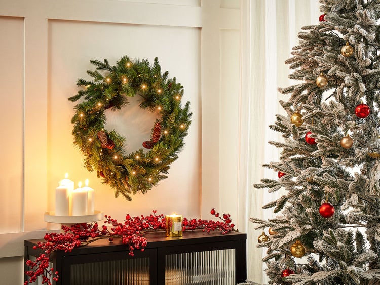 Weihnachtskranz LED KAMERUN Grün 60 cm