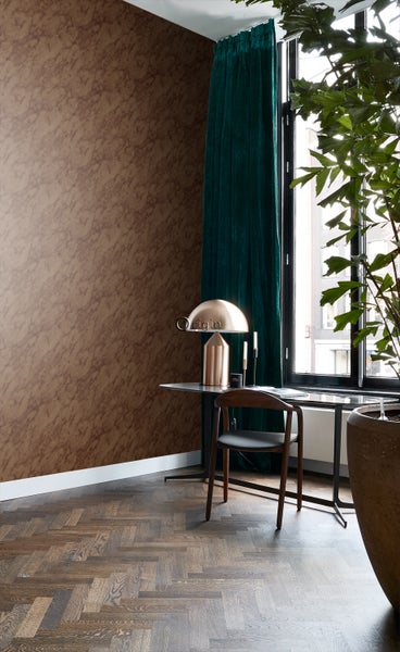 Origin Wallcoverings Tapete Marmor-Optik Rostbraun - 53 cm x 10,05 m - 347392