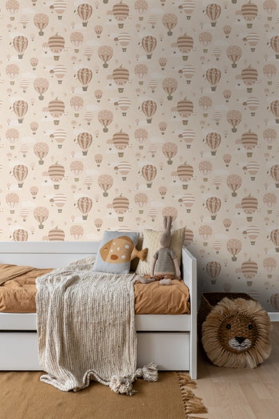 ESTAhome Tapete Luftballons Terrakotta - 50 x 900 cm - 131346
