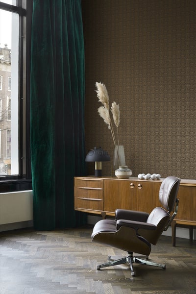 Origin Wallcoverings Tapete Ornamente Braun und Bronze - 53 cm x 10,05 m - 346537