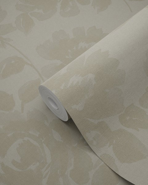 Origin Wallcoverings Tapete Rosen Beige - 53 cm x 10.05 m - 347032