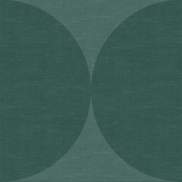 Origin Wallcoverings XXL-Vliestapete Halbkreise Dunkelgrün - 50 x 900 cm - 357225