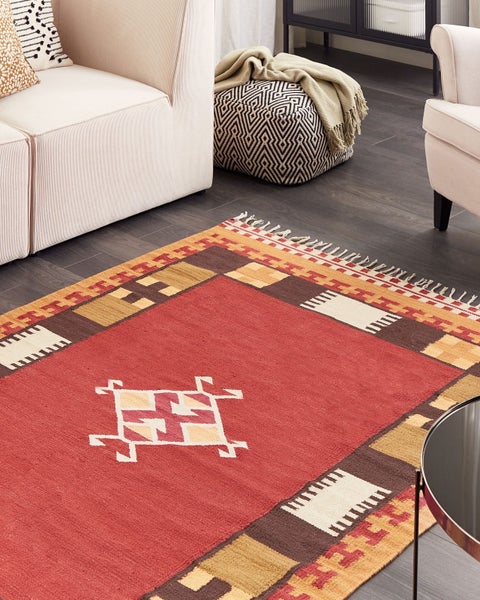 Teppich PARAKAR Bunt 160 x 230 cm Baumwolle Kelim