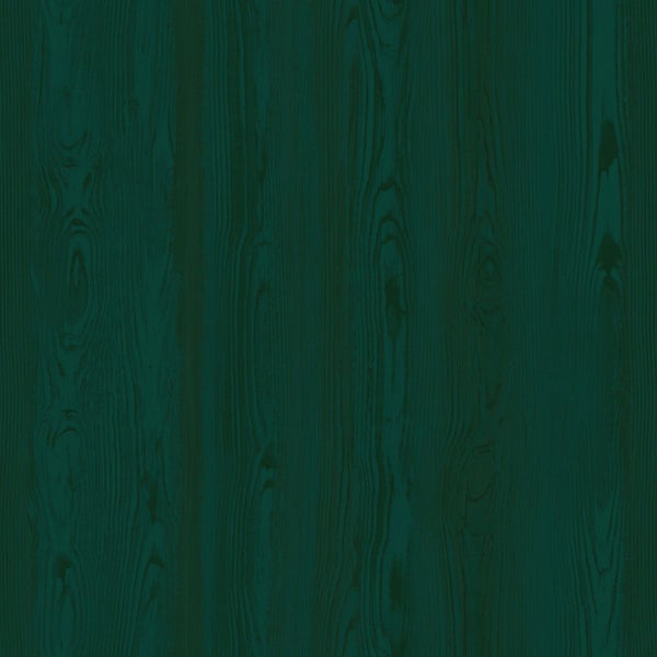 Origin Wallcoverings Tapete Holzoptik Smaragdgrün - 53 cm x 10,05 m - 347535