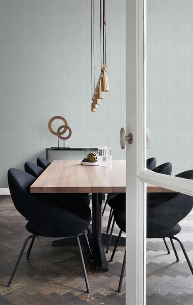 Origin Wallcoverings Tapete Leinen-Optik Helltaupe - 53 cm x 10.05 m - 347376