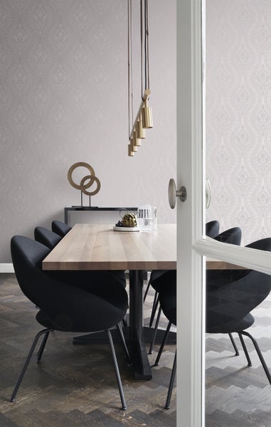 Origin Wallcoverings Tapete Ornamente Rosa - 53 cm x 10.05 m - 346629