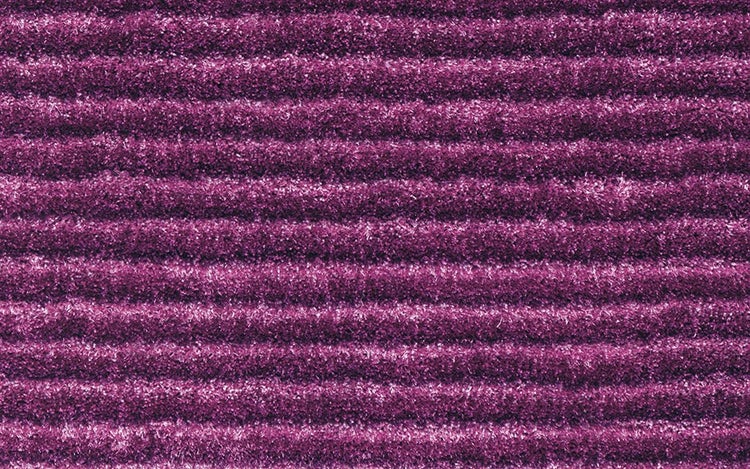 Hochflor Teppich Rumi Violett Klassisch, Uni 140 x 200 cm