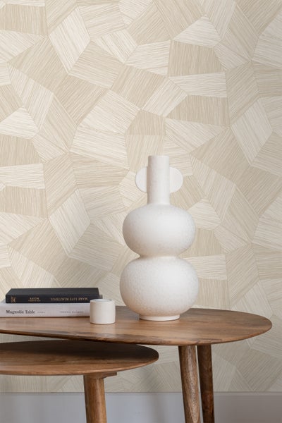 Origin Wallcoverings Tapete 3D-Muster Crême-Weiß - 53 cm x 10.05 m - 347986