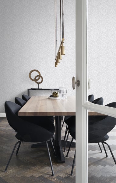 Origin Wallcoverings Tapete Ornamente Hellgrau - 53 cm x 10.05 m - 347305